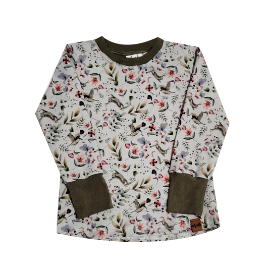 Evolutionary sweater 1-3 years old - IN THE WOODS