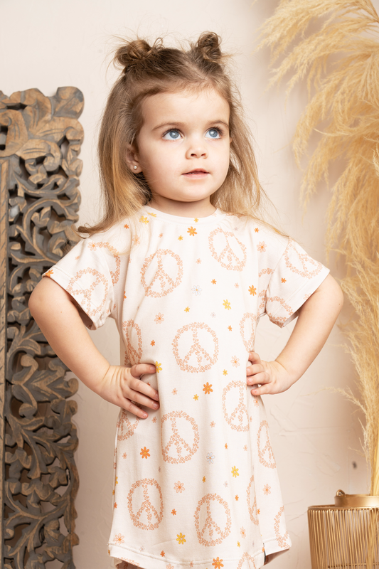 Evolutionary dress - PEACE & LOVE