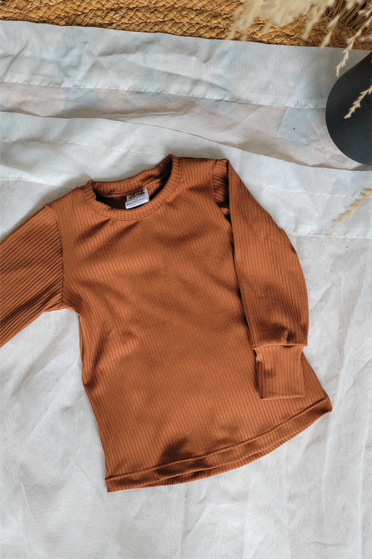 Solid evolving sweater - LE CÔTELÉ ROUILLE
