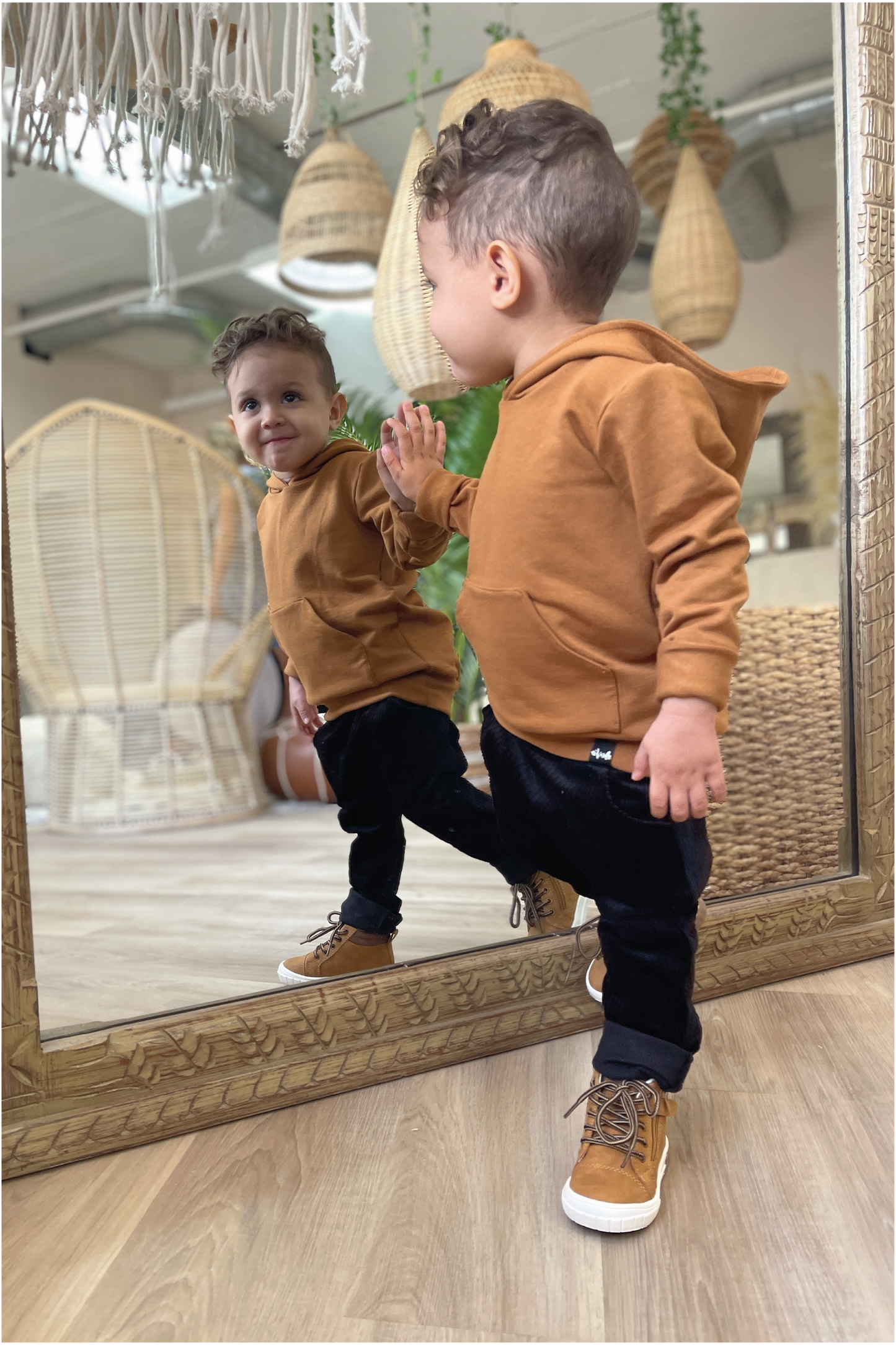 Evolutionary hoodie - CARAMEL