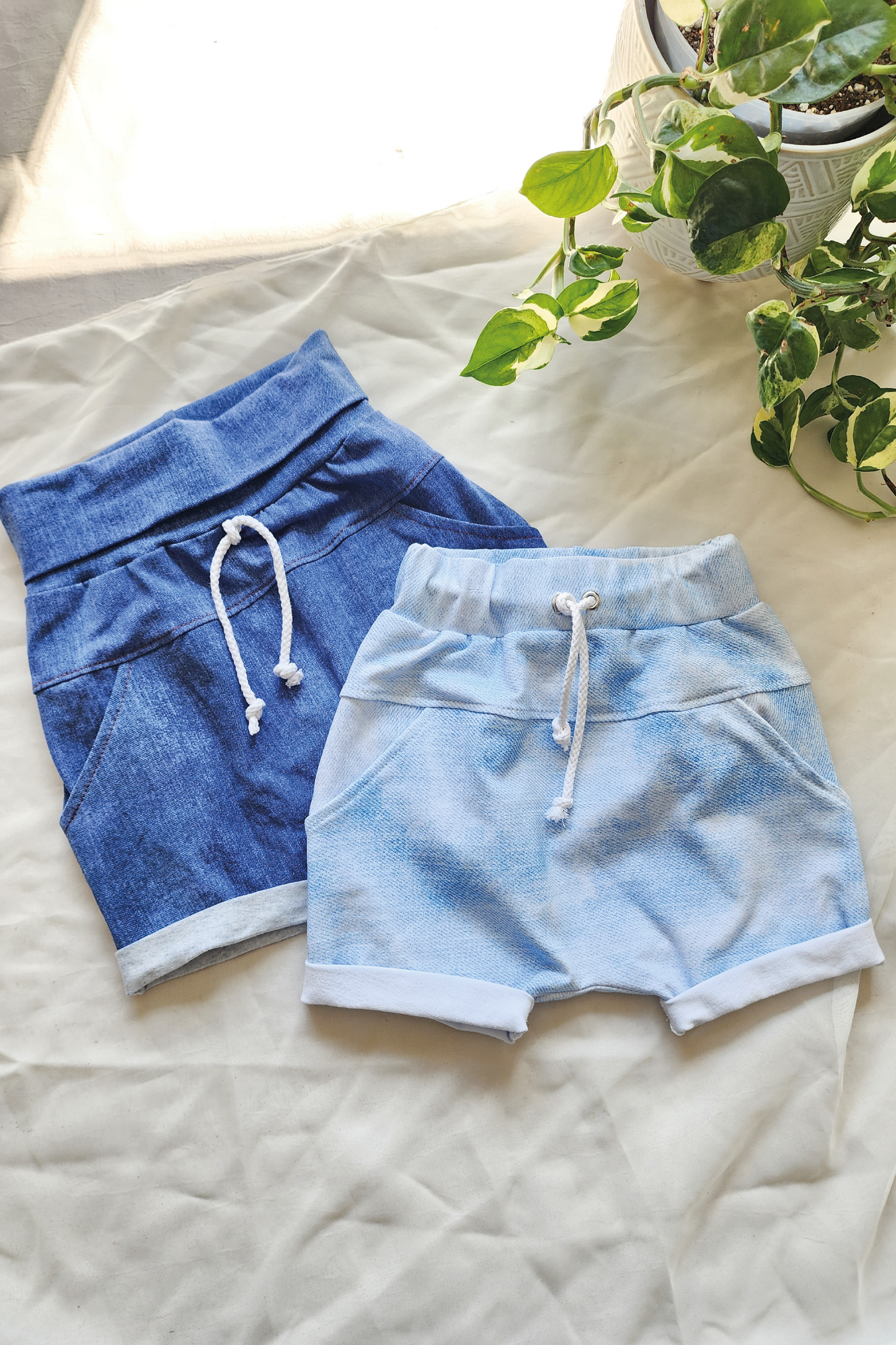 Evolutionary shorts - WASHED JEGGINGS