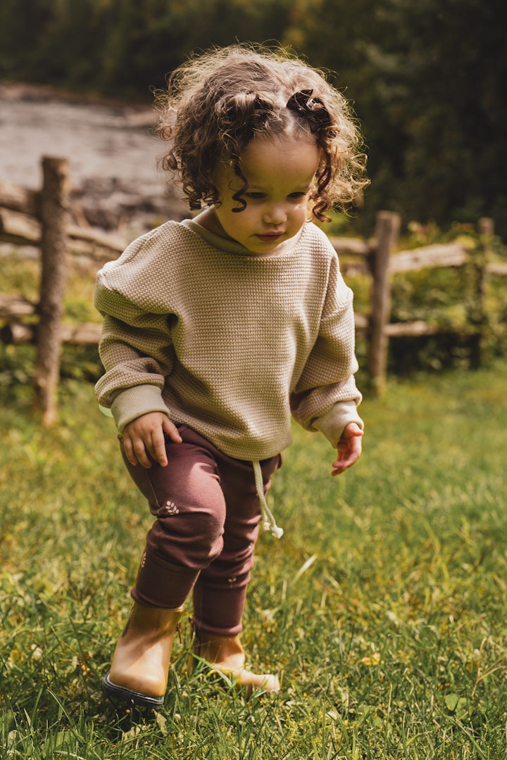 Evolutionary oversized sweater - FOREST GREEN