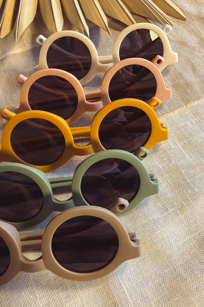 Lunettes de Soleil bébé (0-3 ans) -  RONDE RÉTRO