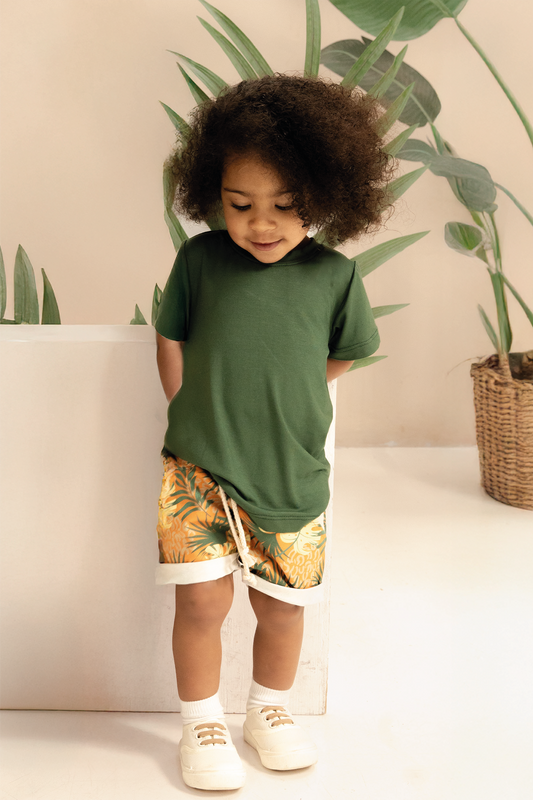 T-shirt évolutif  - VERT JUNGLE