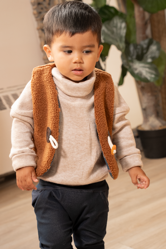 Evolutionary oversized sweater - FOREST GREEN