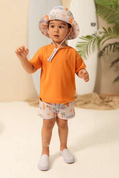 T-shirt uni évolutif - ORANGE SOLAIRE