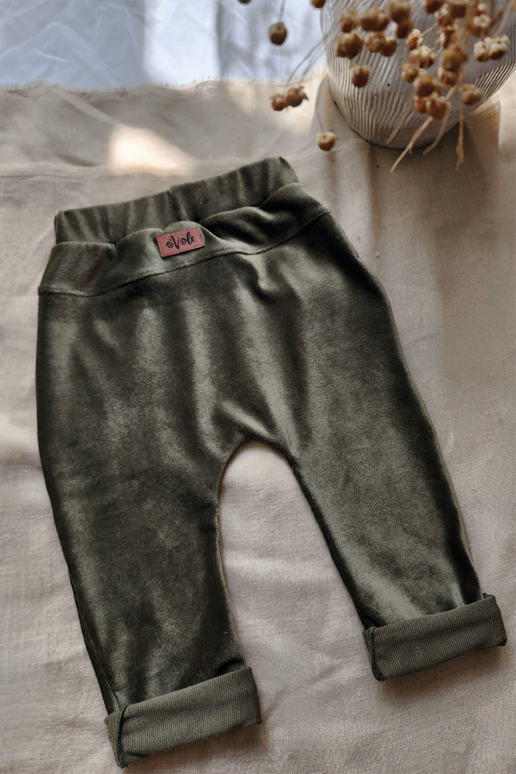 Pantalon évolutif unisexe - BERTHILE | OLIVE