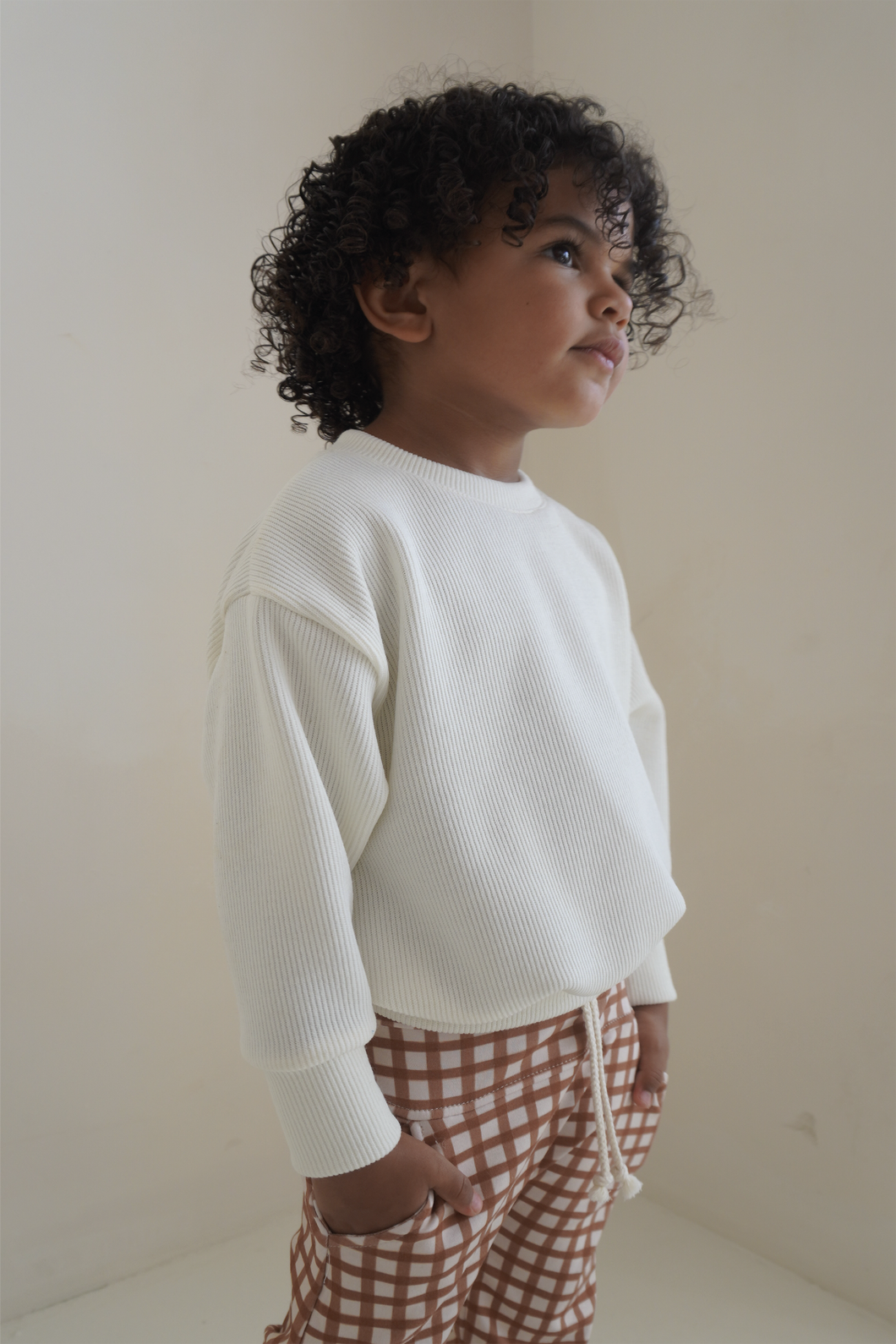 Pull oversize évolutif - IVOIRE