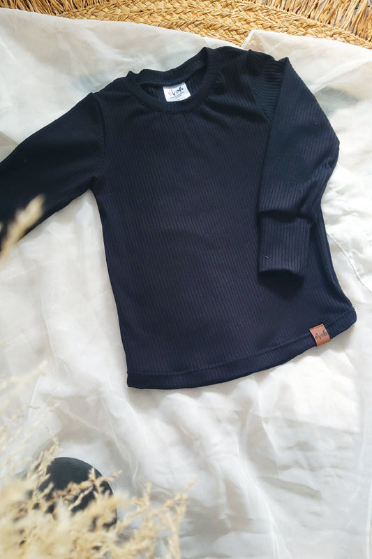 Plain evolving sweater - LE CÔTELÉ NOIR