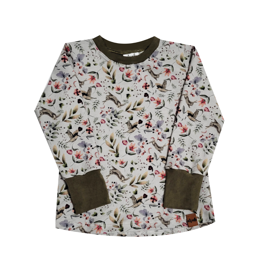 Evolutionary sweater 1-3 years old - IN THE WOODS