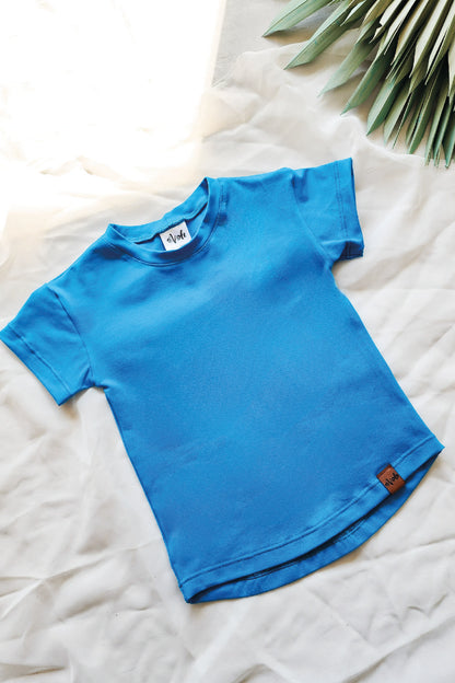 Plain evolving t-shirt - FUNK BLUE