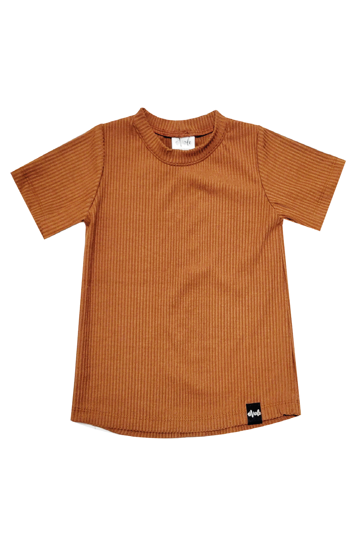 Plain evolutionary t-shirt - THE RUSTY RIBBED