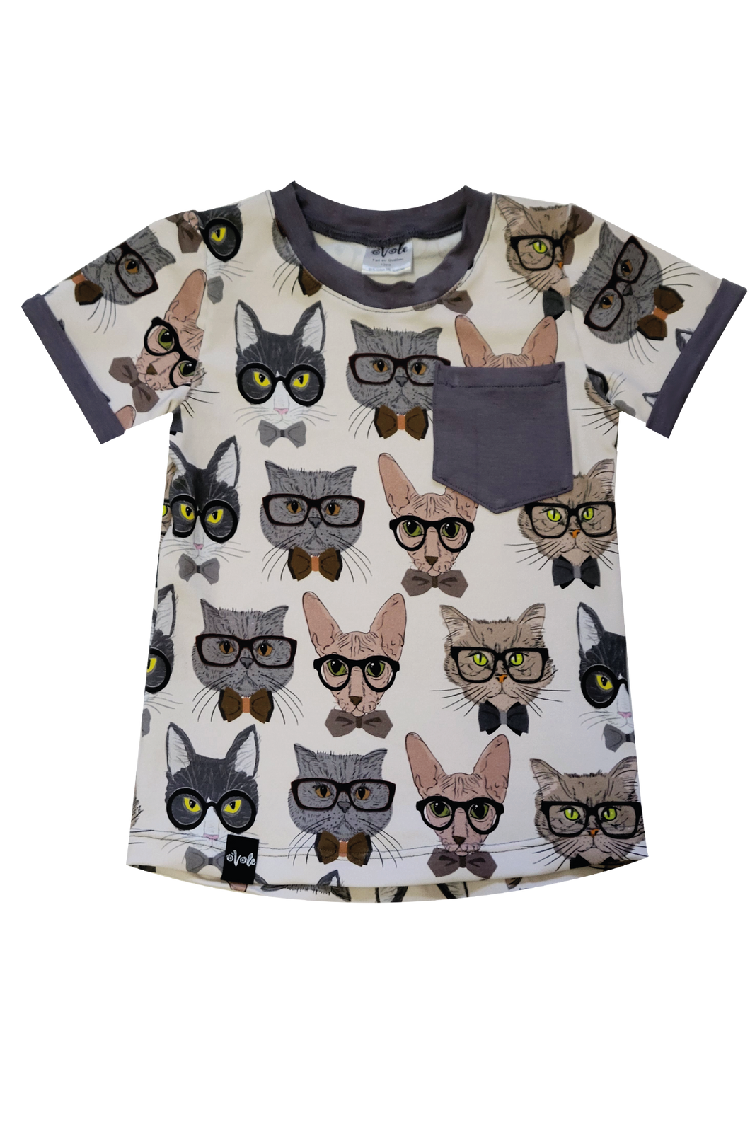 Evolutionary t-shirt - HIPSTER CATS