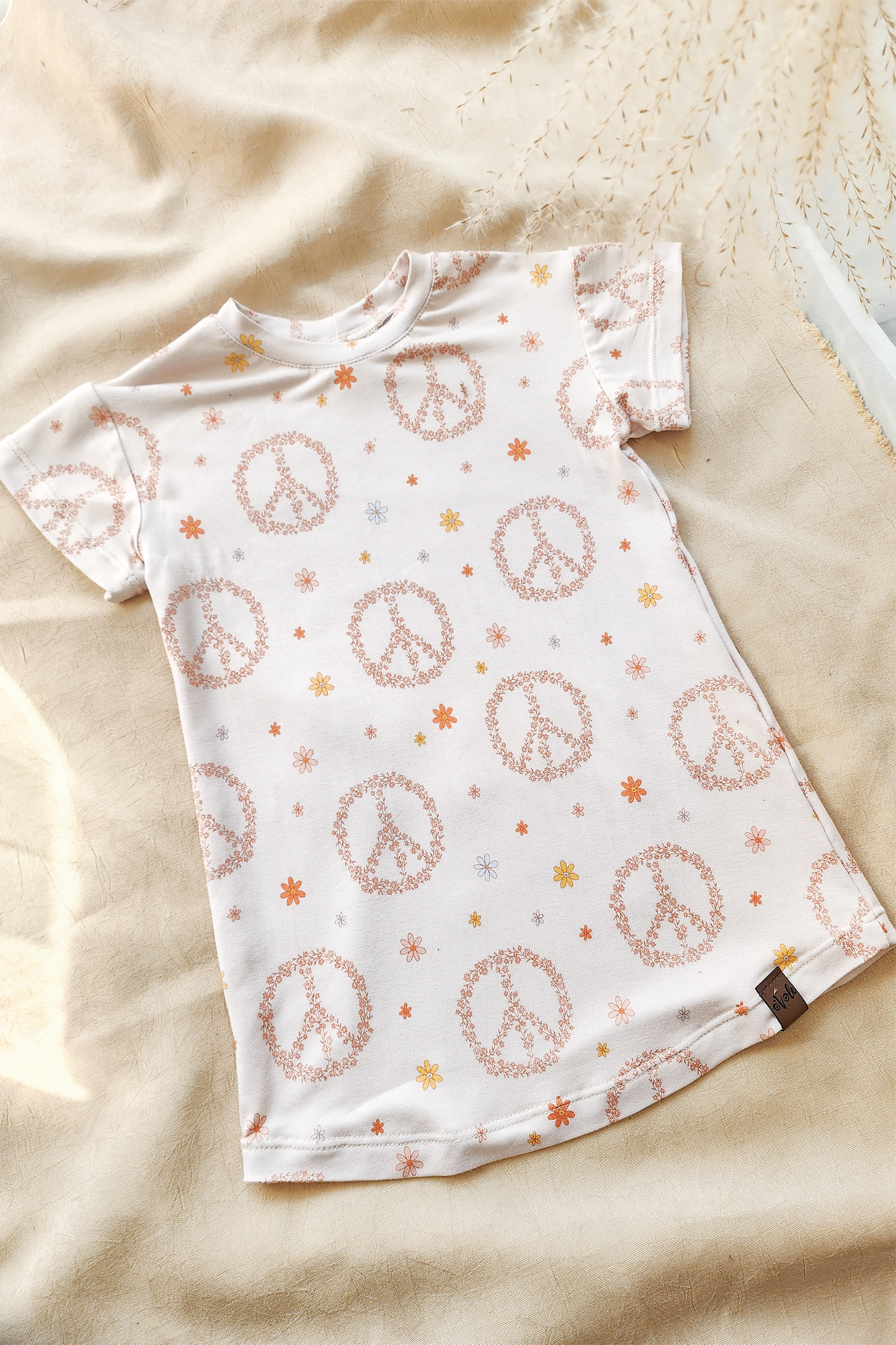 T-shirt évolutif - PEACE & LOVE